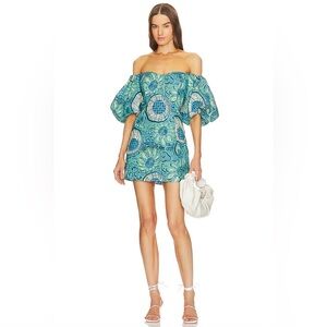 RHODE Dali Dress in Aquatic Bloom (NWT)